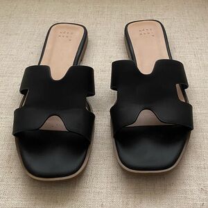 Black sandals